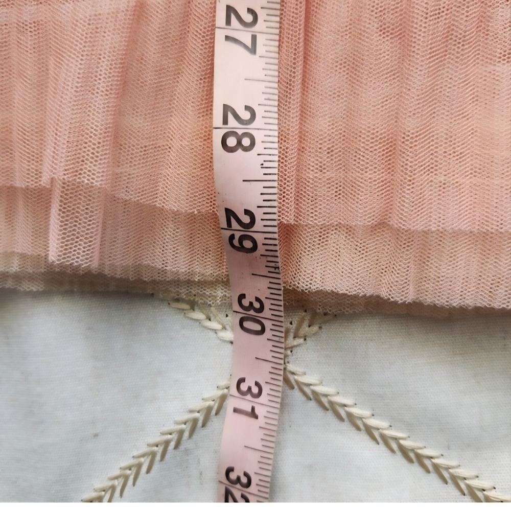 KOCH Bella Tulle Skirt Sunrise Pastel Tie Dye Layered Midi Skirt Large L USA - Picture 6 of 6